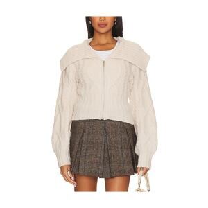 Tularosa Chunky Beige Adia Coat Size S